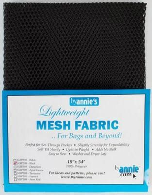 Black Mesh Fabric Pack By Annies