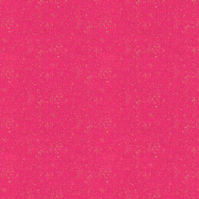 Makower Metallic Linen Texture Fabric Pink (per 1/4 metre)