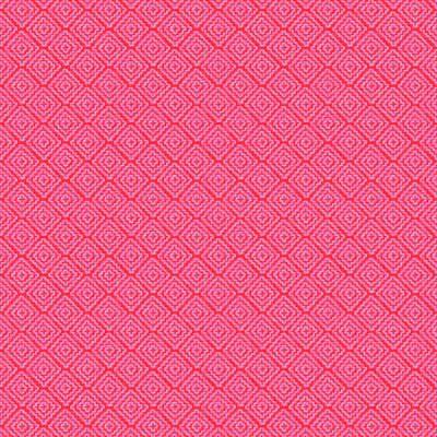 Quilters Basic Harmony: Diamonds Bright Pink (per 1/4 metre)