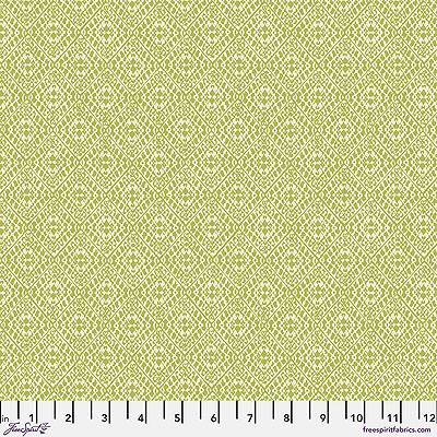 A Celebration of Sanderson fabric: Pinjara Trellis Lime (per 1/4 metre)