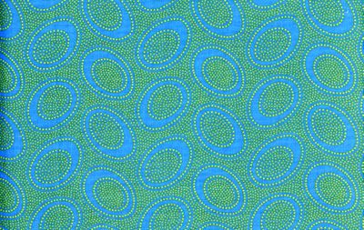 Kaffe Fassett Fabric Aboriginal Dots Ocean (per 1/4 metre)