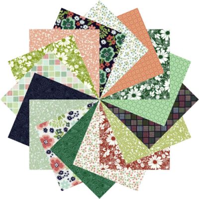 Juliette fabric, 5" Charm Pack