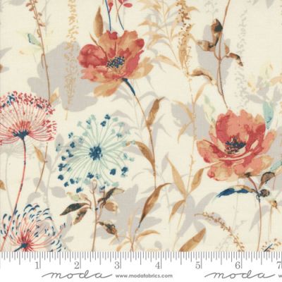 Sandalwood fabric: Meadow, Opal