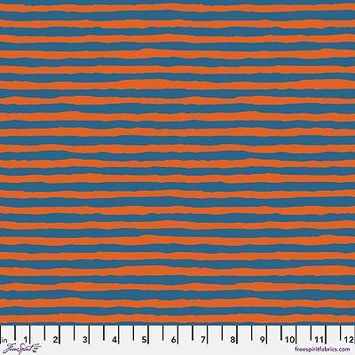 Kaffe Fassett Collective: Comb Stripe Orange (per 1/4 metre)