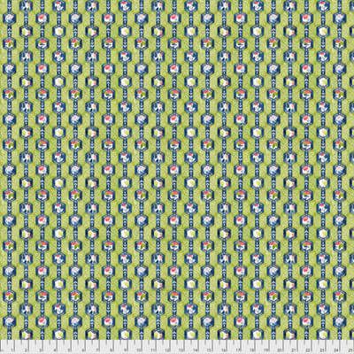 Georgia Blue Fabric: Honeycombe Navy (per 1/4 metre)