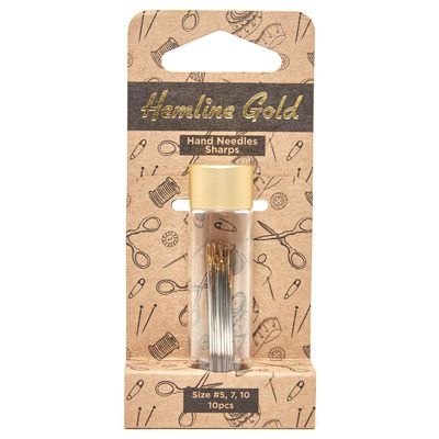 Hemline Gold  Sharps Hand Sewing Needles