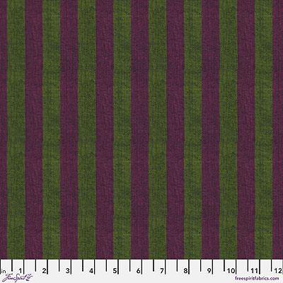 Kaffe Fassett Fabric: Shot Cotton Stripes Wide Moss (per 1/4 metre)