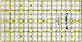 Omnigrid Rule  4' x 8' Patchwork Ruler with Grid