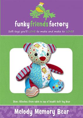 Funky Friends Factory: Melody Memory Bear Soft Toy Pattern