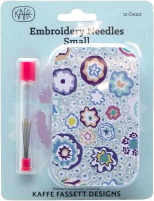 Kaffe Fassett Embroidery Needles  Small Sizes with Tin