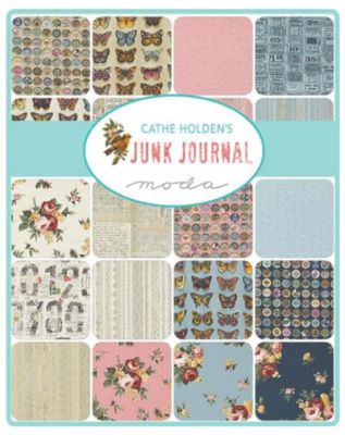 Junk Journal Fat Quarter Bundle and Panel