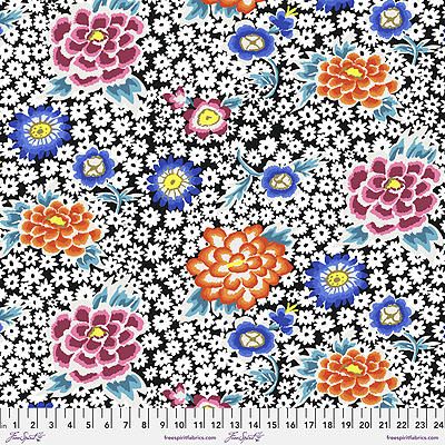 Kaffe Fassett Collective Fabric: Charlotte Contrast (per 1/4 metre)