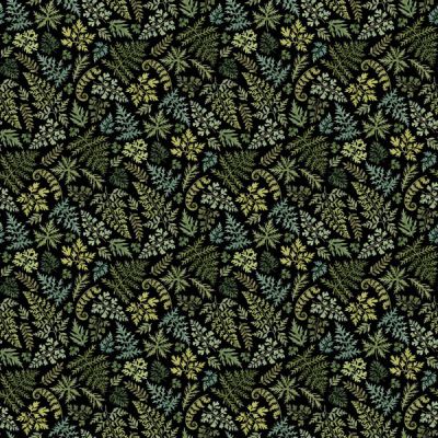 Wild Harvest fabric: Ferns, Dark