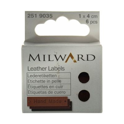 Hand Made Leather Labels Milward