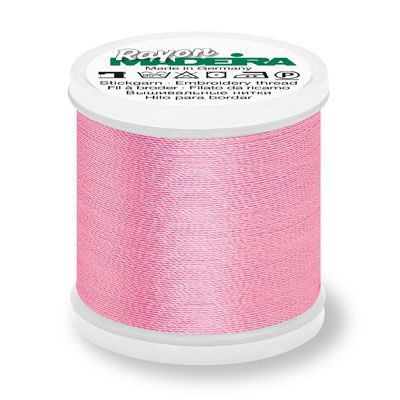 Madeira Rayon 40 Embroidery Thread 1116 Mid Pink