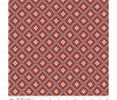 The Summer House Collection: Manor Tile Terracotta (per 1/4 metre)