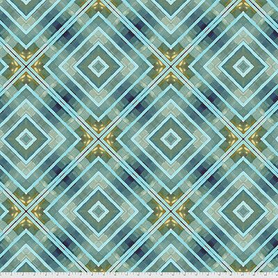 Madison One Fabric: Intersection Blue (per 1/4 metre)