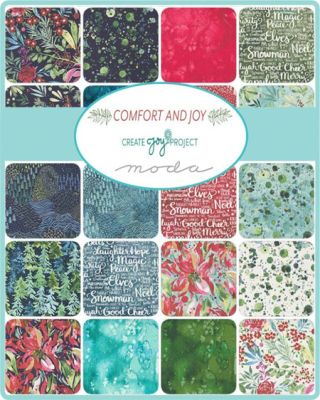 Comfort and Joy Fabric, Moda Jelly Roll