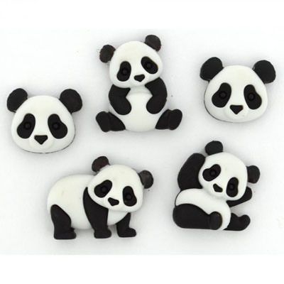 Panda Pile Buttons