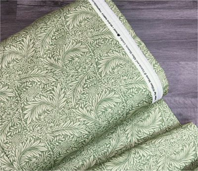 William Morris Quilt Back Fabric: Larkspur Sage 108"