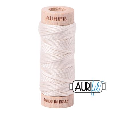 Aurifil Floss Cotton Thread 2000 Light Sand