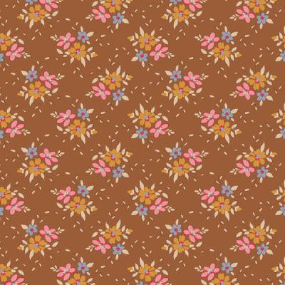 Tilda fabric: Creating Memories Autumn Frida Brown