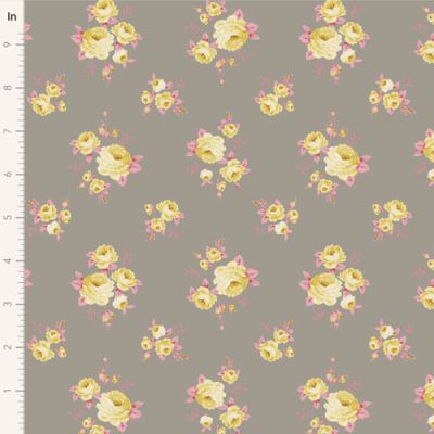 Tilda Sunday Brunch fabric: Mille, Grey