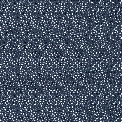 Nellie's Shirtings Fabric: Sprinkles Blue (per 1/4 metre)