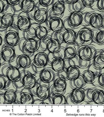 Quilters Coordinates fabric: Bonita, Grey