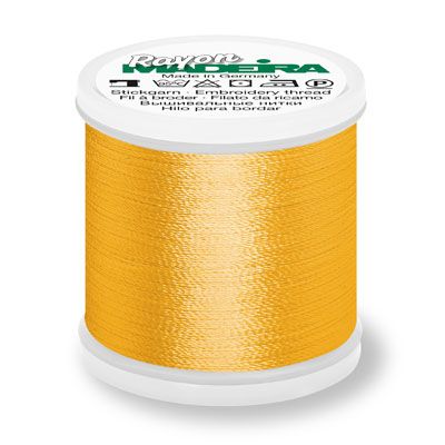 Madeira Rayon 40 Embroidery Thread 1065 Orange Gold