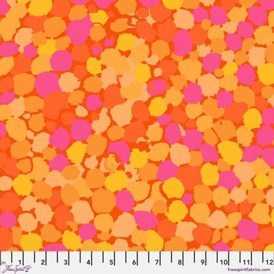 Reflections fabric: Orange (per 1/4 metre)