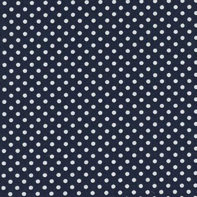 Colour Basic Polka Dots: Small Spots Navy (per 1/4 metre)