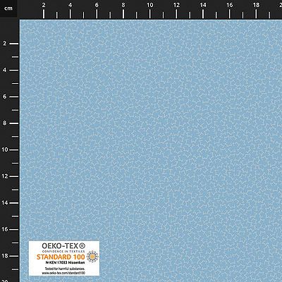 Quilters Coordinates fabric: Half Stars Light Blue (per 1/4 metre)