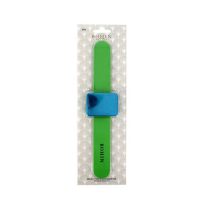 Bohin Magnetic Pincushion Bracelet Green