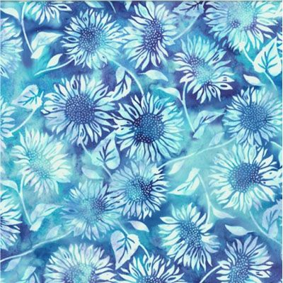 Bali Batik Handpaints Fabric: Blossom (per 1/4 metre)