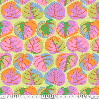 Kaffe Fassett Collective Palm Leaves Fabric, Pastel