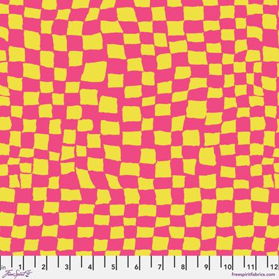 Kaffe Fassett Collective Gameboard fabric Pink