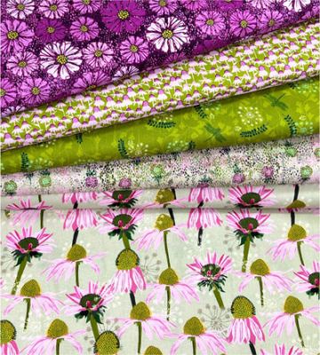 Flowers on My Mind Fabric: Fat Quarter Bundle