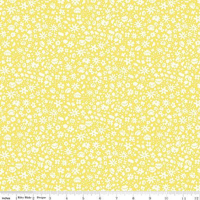 Liberty fabric: Bloomsbury Silhouette, Lemon