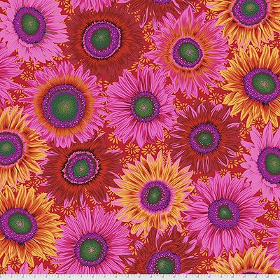 Kaffe Fassett Collective: Van Gogh Red (per 1/4 metre)