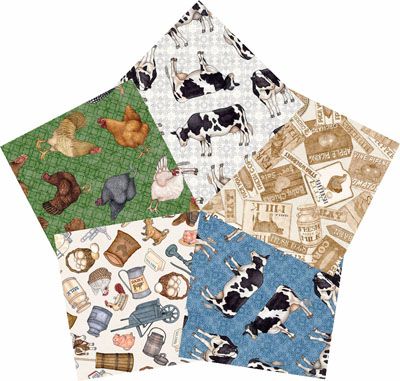 Greener Pastures Fabric: Fat Quarter Bundle