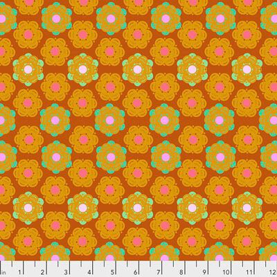 Hindsight Fabric: Honeycomb Sunset (per 1/4 metre)