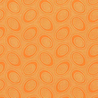 Kaffe Fassett Fabric Aboriginal Dots Cantaloupe (per 1/4 metre)