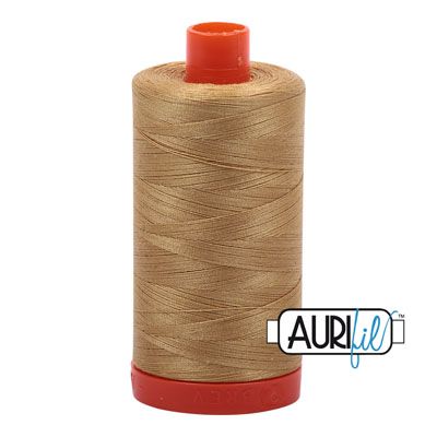 Aurifil 50 Light Brass Thread 2920