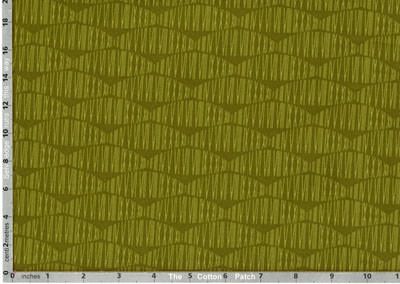 Silver Lining Spring: Green Texture (per 1/4 metre)