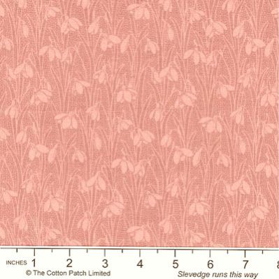 Liberty Snowdrop Spot Fabric: Tea Rose (per 1/4 metre)