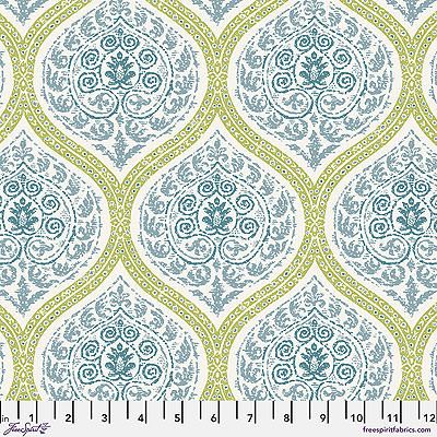 A Celebration of Sanderson fabric: Madurai Teal (per 1/4 metre)