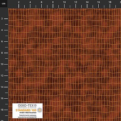 Quilters Coordinates fabric: Thatch Lava (per 1/4 metre)