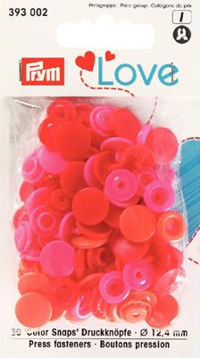 Prym Love Colour Snaps Red