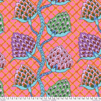 Kaffe Fassett Collective Fabric: Paisley Flower Fuchsia